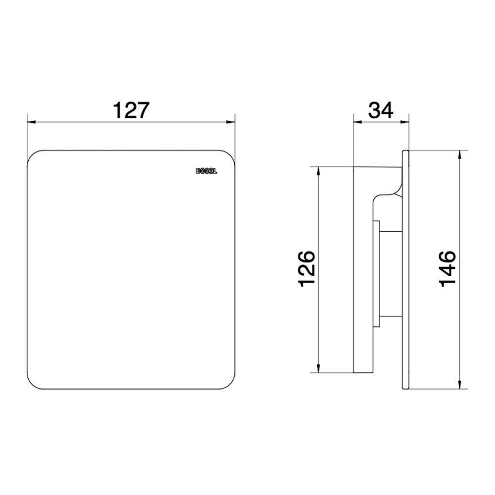 Acabamento Para Válvula De Descarga Docol Flat 931744 Níquel Escovado - 3