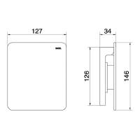 Acabamento Para Válvula De Descarga Docol Flat 931744 Níquel Escovado - 3