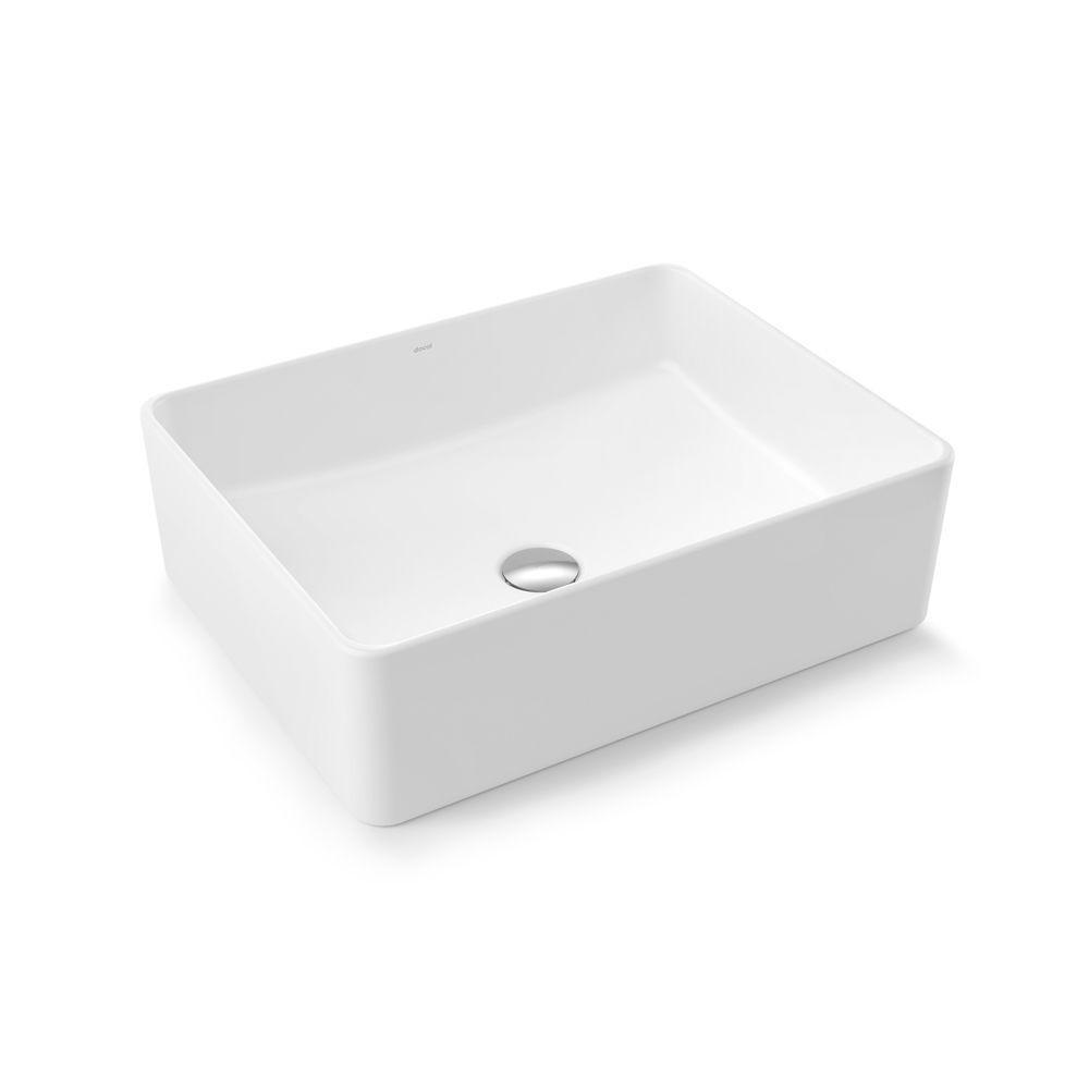 Cuba De Apoio Docol 48x38 1668126 Retangular Branca Esmaltada - 1