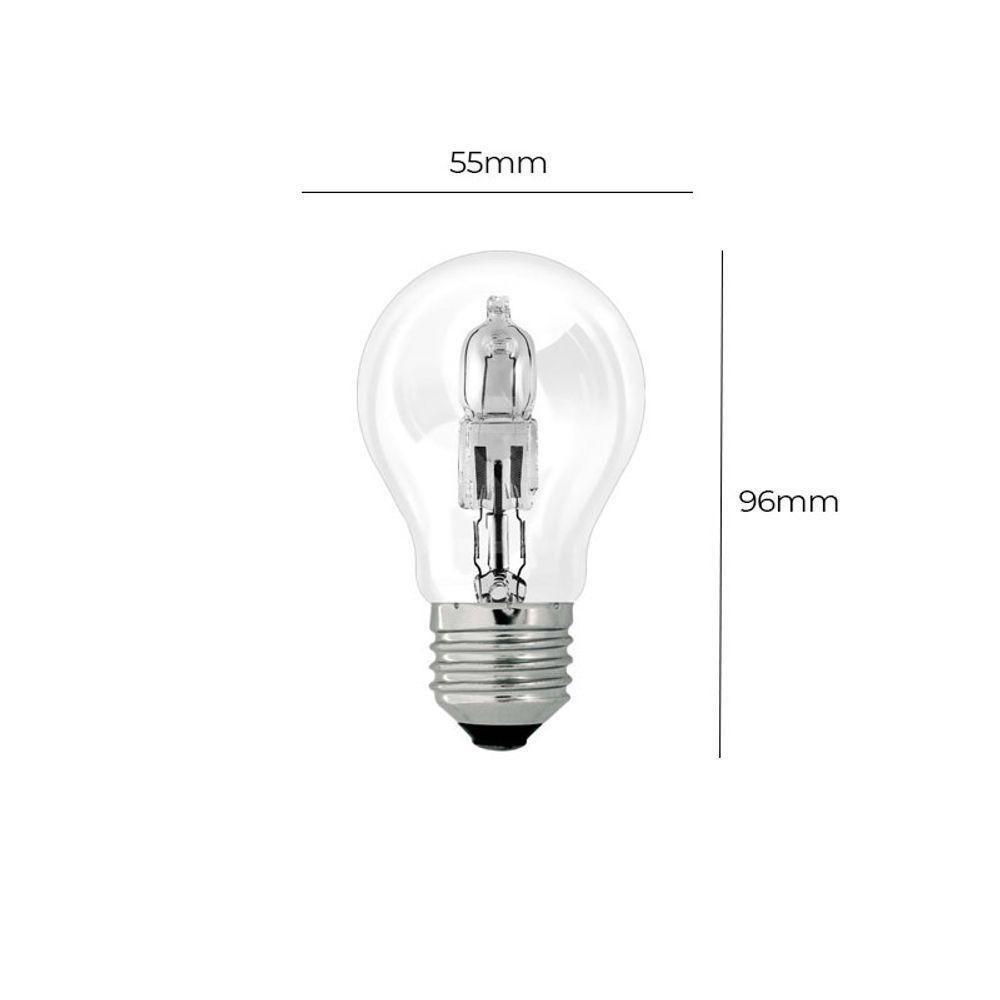 Lâmpada Halógena Taschibra A55 100w E27 2700k Luz Amarela 127v - 2