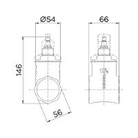 Base Registro De Gaveta Docol 25131500 1 1-2" Bruto - 2