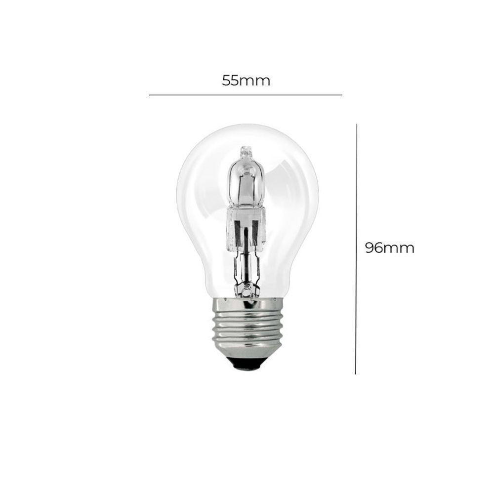 Lâmpada Halógena Taschibra A55 42w E27 2700k Luz Amarela 220v - 3