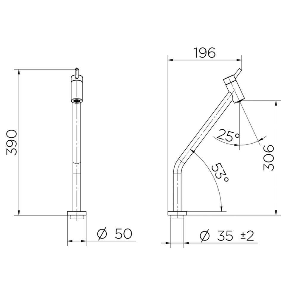 Torneira Docol Nova Lóggica 1136506 De Bancada Cromada - 3