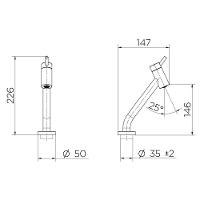 Torneira Docol Nova Lóggica 1106406 De Bancada Cromada - 2