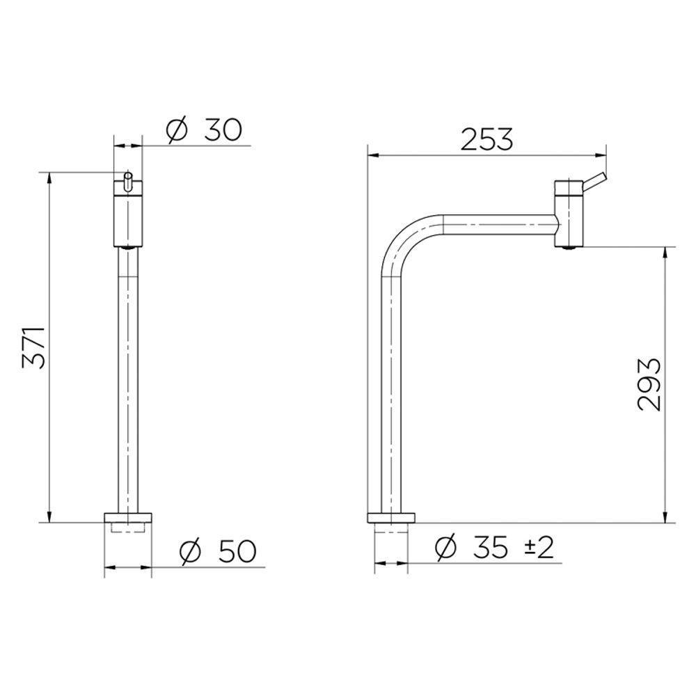 Torneira Docol Nova Lóggica 1137406 De Bancada Cromada - 2