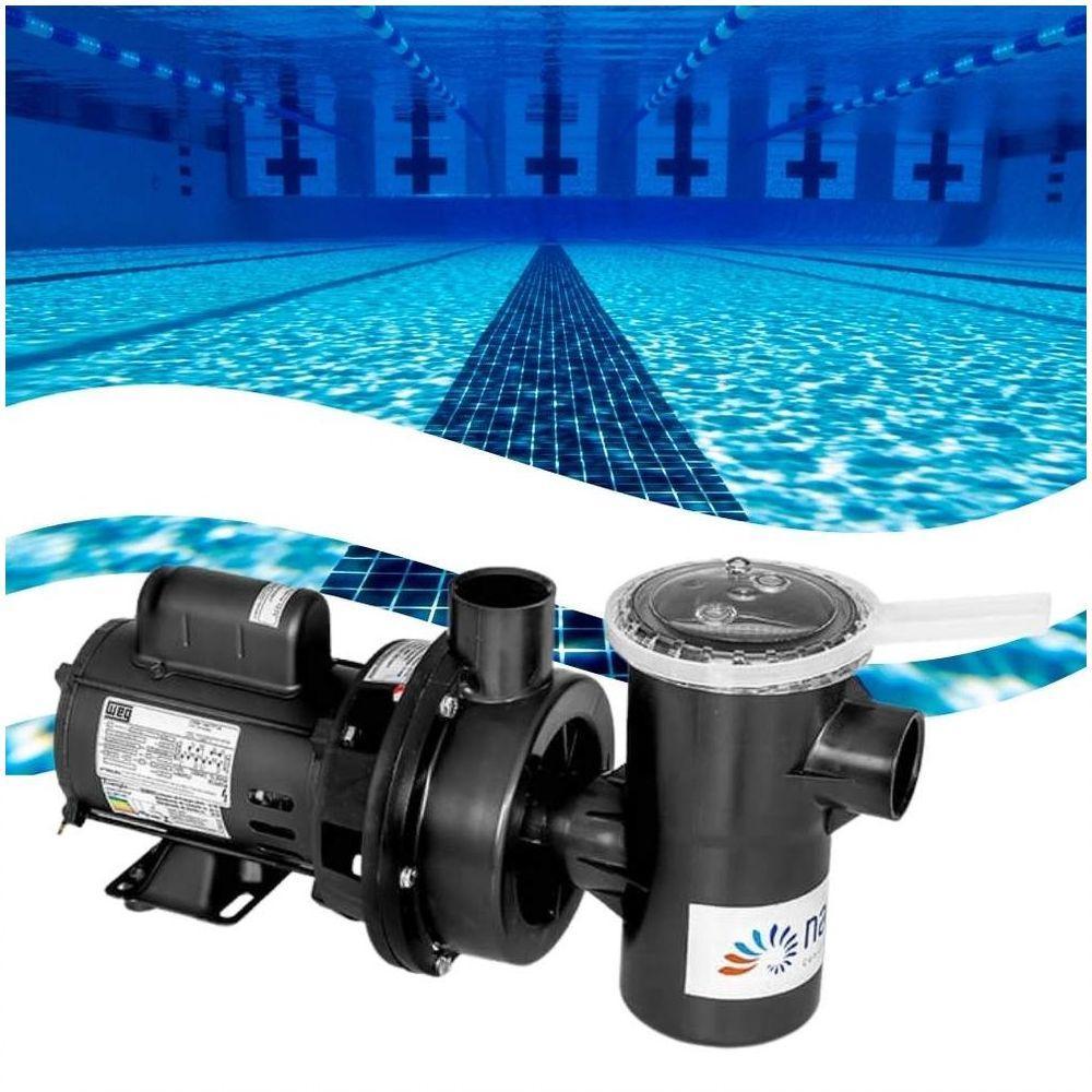 Motobomba Nbfc-3M 3/4Cv Centrífuga Para Piscina, Banheiras, Spas E Cascatas 110/220V 60Hz - Nautilus - 1