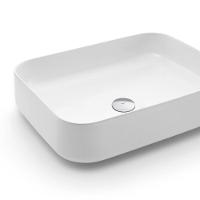 Cuba De Apoio Docol Arte 50x40 971126 Retangular Branca Esmaltada - 2