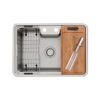 Cuba Docol Massima 68x48 1611616 Inox Escovado Com Acessórios E Lixeira - 3