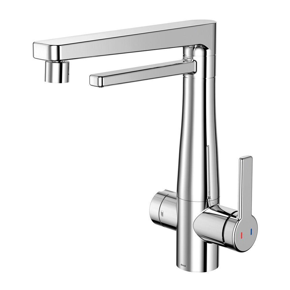 Torneira Misturador Monocomando Nova Docol Vitalis 1579606 Com Filtro De Bancada Cromada - 1