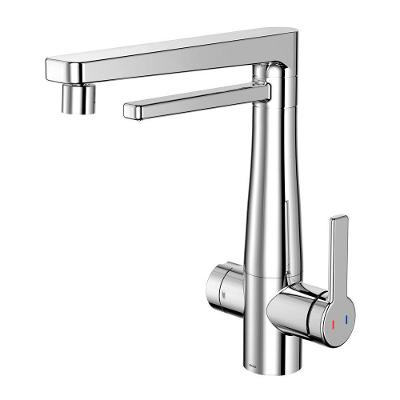 Torneira Misturador Monocomando Nova Docol Vitalis 1579606 Com Filtro De Bancada Cromada