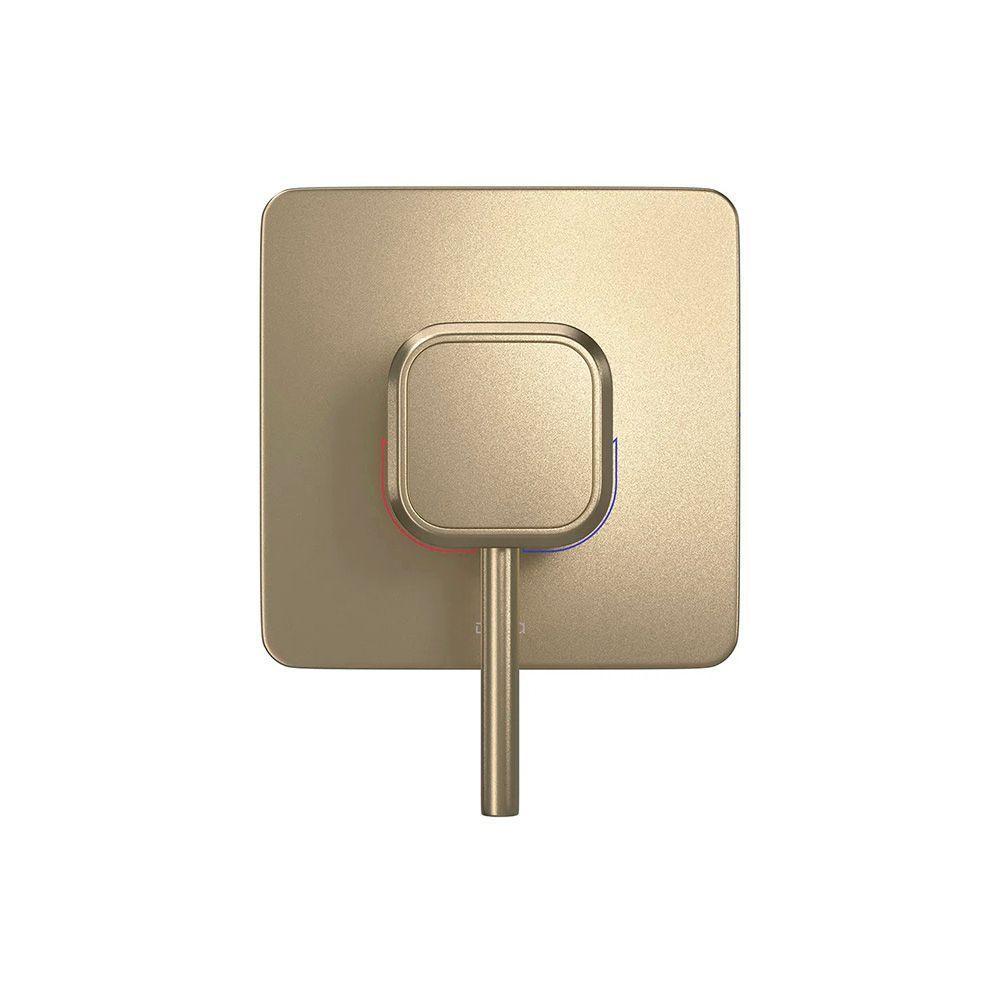 Acabamento Monocomando Para Chuveiro Deca You 4993.sm105.chu.mt Quadrado Summer Gold - 3