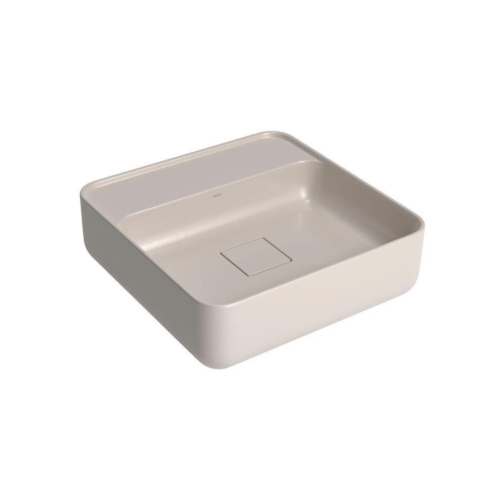 Cuba De Apoio Deca Slim 40x40 L.11040.m.26 Quadrada Com Mesa Barbante - 1