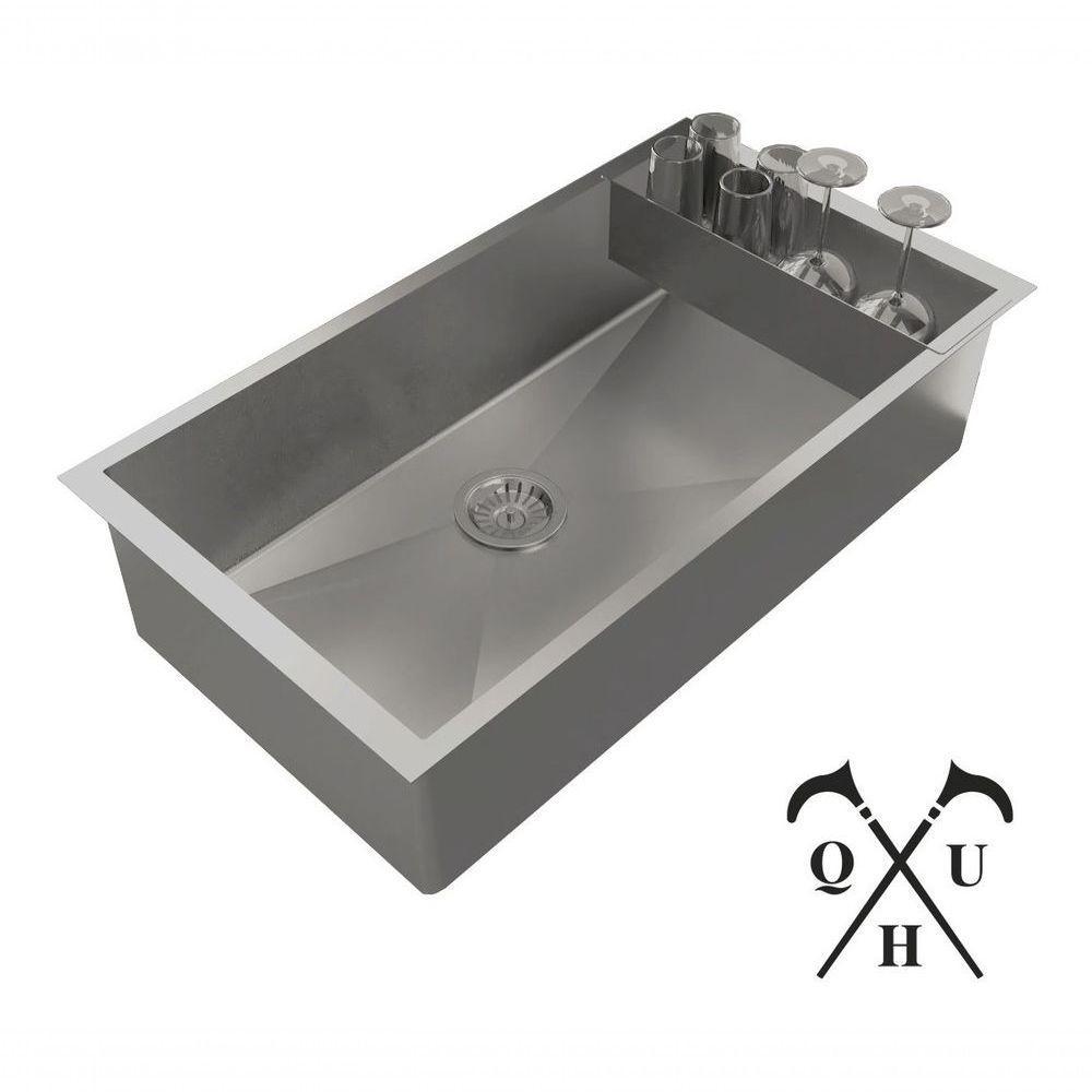 Pia Cuba Quadrada De Inox 70X40 Com Escorredor P/ Cozinha - 1
