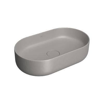 Cuba De Apoio Deca Slim 50x30 L.14050.85 Oval Soft Antracite