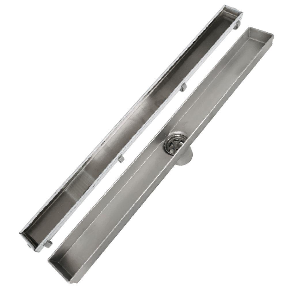 Ralo Oculto Duplo Linear 50cm Inox - 7