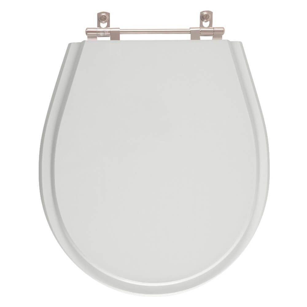 Tampa de Privada Poliéster Aries Cinza Claro Louça Eternit - 1