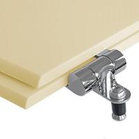 Tampa Vaso Sanitário Com Amortecedor Marfim Para Bacia Fiori - 2