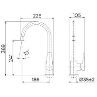 Torneira Misturador Monocomando Docol Lift 7962ce De Bancada ônix - 3