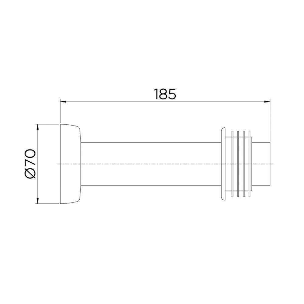 Tubo De Ligação Para Bacia Sanitária Docol Chrome 589206 20cm Cromado - 4