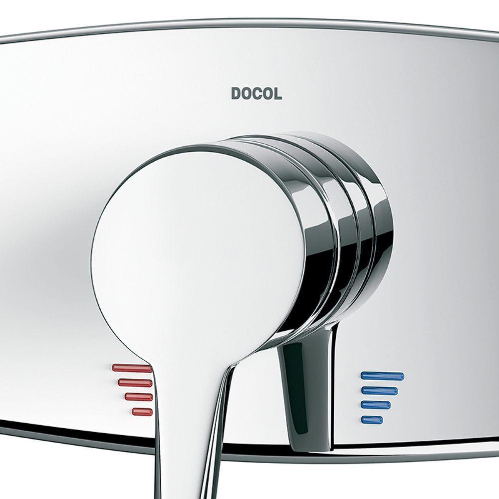 Acabamento Monocomando Para Ducha Higiênica Docol Nexus 503106 1-2" Cromado - 2