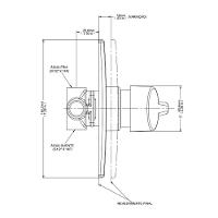 Acabamento Monocomando Para Ducha Higiênica Docol Nexus 503106 1-2" Cromado - 4