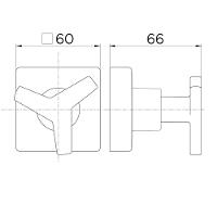 Acabamento Para Registro Docol City 877130 Docolbase 1-2", 3-4" E 1" Cobre Polido - 2