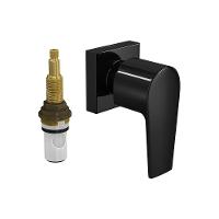 Acabamento Para Registro De Pressão Deca Level 4916.bl26.pq.no 1-2" E 3-4" Black Noir - 1