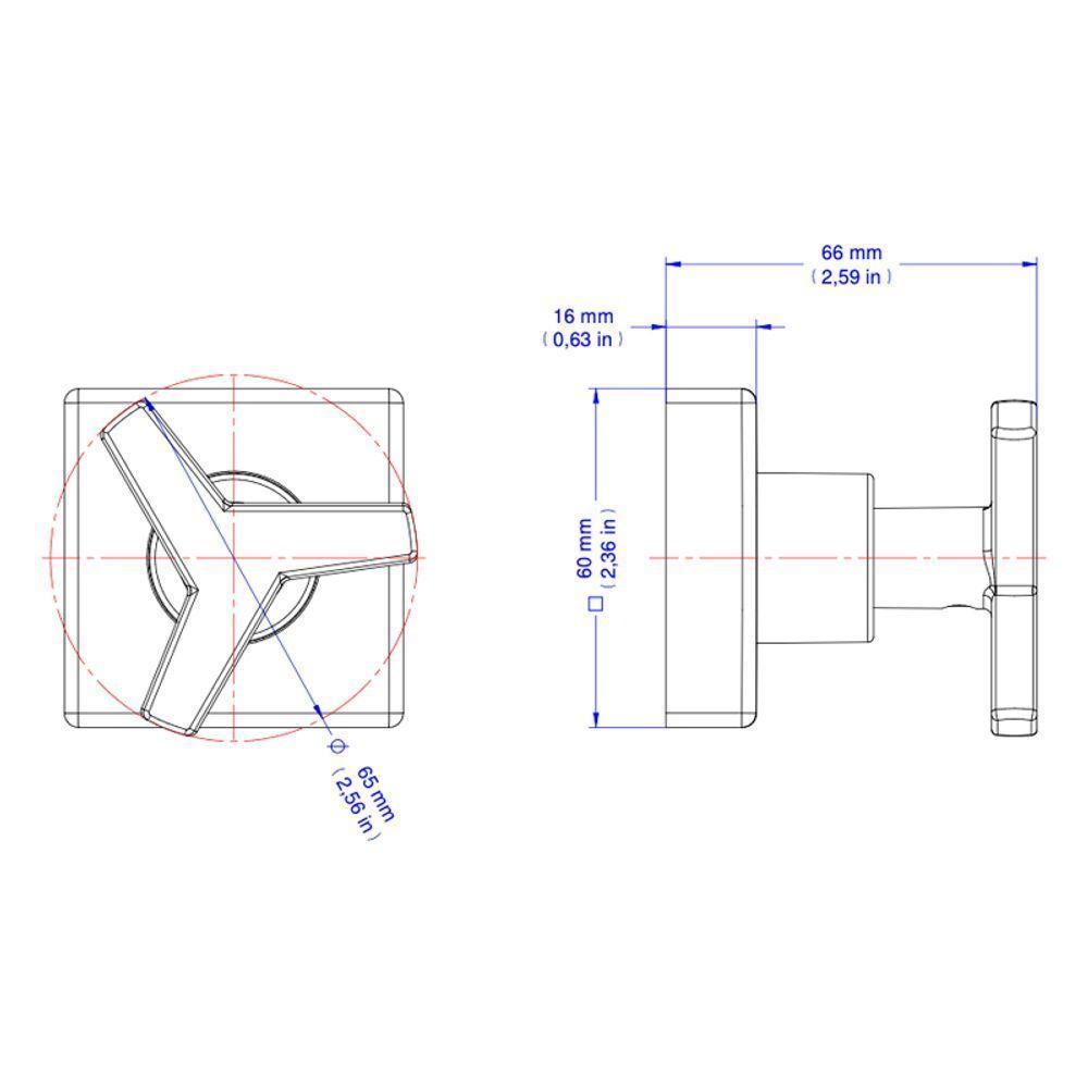 Acabamento Para Registro Docol City 877169 Docolbase 1-2", 3-4" E 1" Cobre Escovado - 3