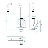 Torneira Misturador Monocomando Deca Urban 2270.bl.ind.mt De Bancada Black Matte - 2