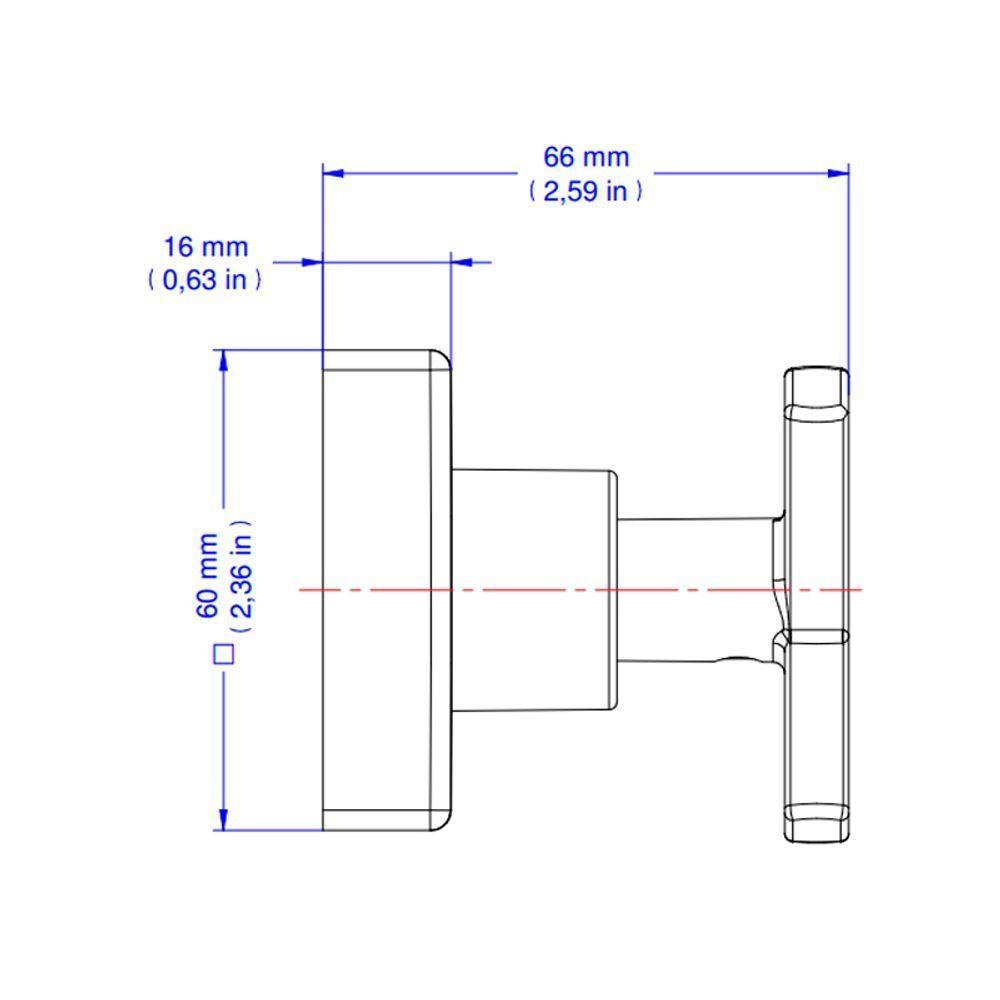 Acabamento Para Registro Docol City 877106 Docolbase 1-2", 3-4" E 1" Cromado - 2