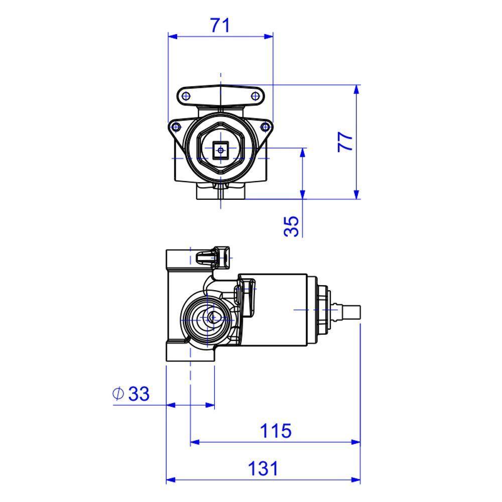 Base Monocomando Para Chuveiro Ou Banheira Deca 4493.000 3-4" Bruto - 2