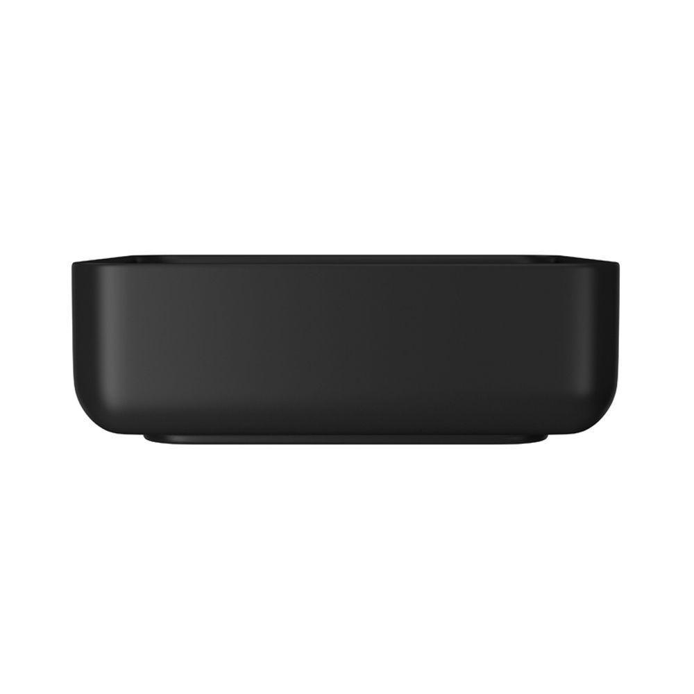 Cuba De Apoio Deca Slim 40x40 L.11040.m.94 Quadrada Com Mesa ébano Fosco - 5