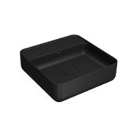 Cuba De Apoio Deca Slim 40x40 L.11040.m.94 Quadrada Com Mesa ébano Fosco - 1