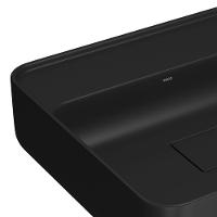 Cuba De Apoio Deca Slim 40x40 L.11040.m.94 Quadrada Com Mesa ébano Fosco - 2