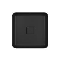 Cuba De Apoio Deca Slim 40x40 L.11040.m.94 Quadrada Com Mesa ébano Fosco - 3