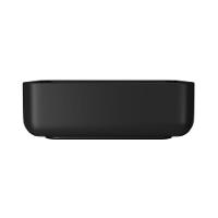 Cuba De Apoio Deca Slim 40x40 L.11040.m.94 Quadrada Com Mesa ébano Fosco - 5