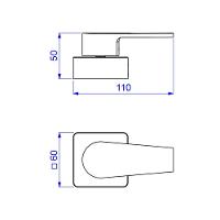 Acabamento Para Registro De Gaveta Deca Level 4900.c26.pq 1-2", 3-4" E 1" Cromado - 2