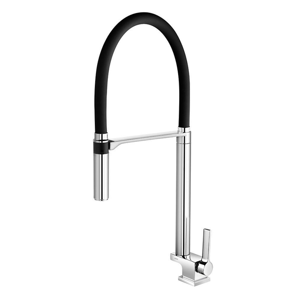 Torneira Docol Doc 738957 De Bancada Cromada-preta - 1