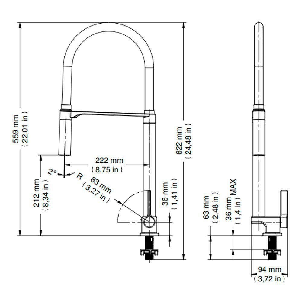 Torneira Docol Doc 738957 De Bancada Cromada-preta - 4