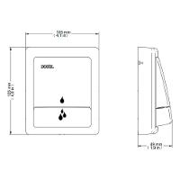 Acabamento Para Válvula De Descarga Docol Square Salvágua 449506 Cromado - 2