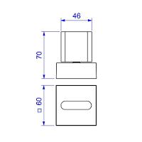 Acabamento Para Registro De Gaveta Deca Polo 4900.c33.pq 1-2", 3-4" E 1" Cromado - 2