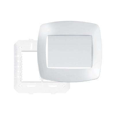 Placa Cega Com Suporte Fame Elegance 4x4 Branco
