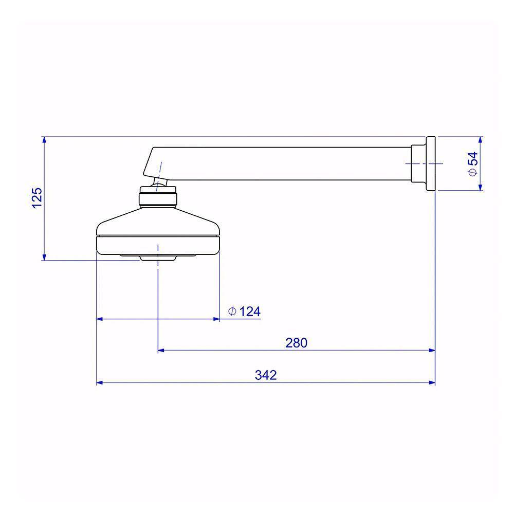 Chuveiro Deca Acqua Plus 1990.gf.ct.mt De Parede Dark Antracite - 4