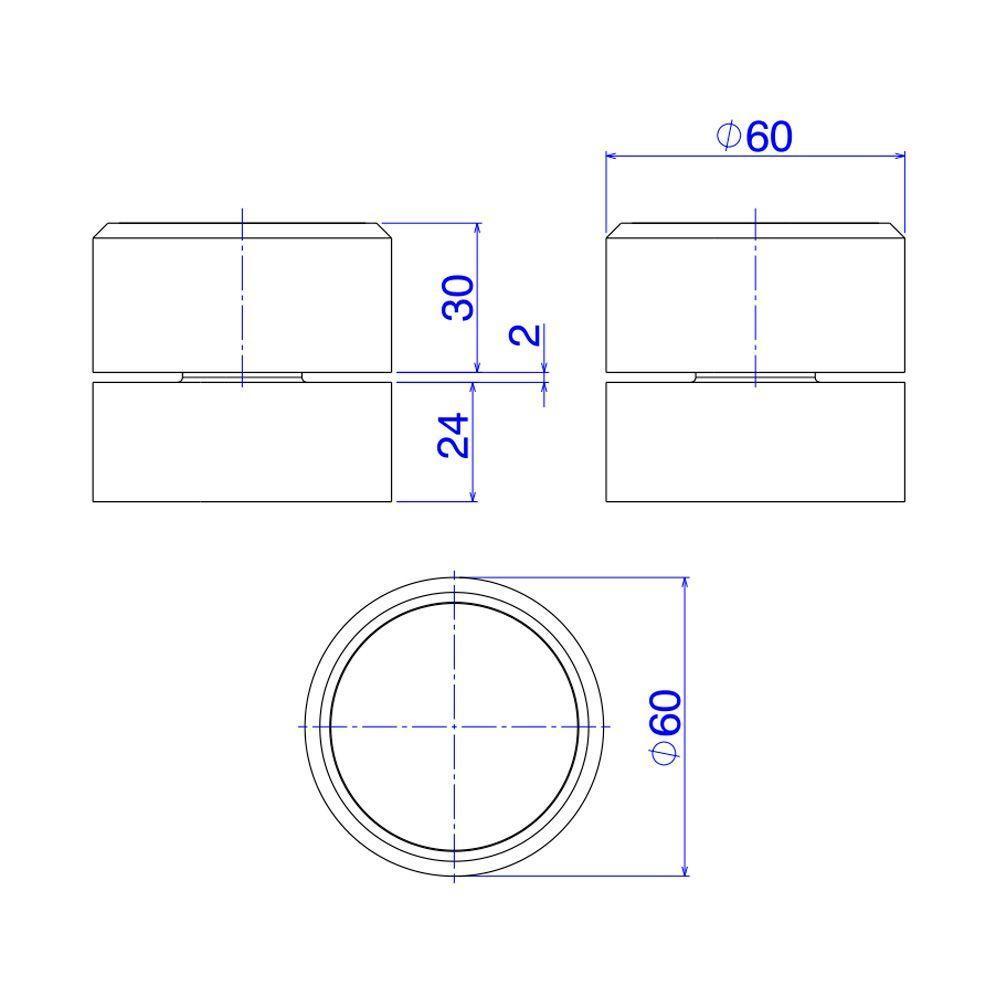 Acabamento Para Registro De Gaveta Deca You 4900.bl104.pq.mt Redondo 1-2", 3-4" E 1" Black Matte - 2