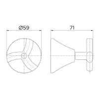 Acabamento Para Registro Docol Primor 675306 Docolbase 1-2", 3-4" E 1" Cromado - 2
