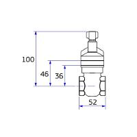 Base Registro De Gaveta Deca 4509.202 3-4" Bruto - 2