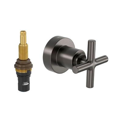 Acabamento Para Registro De Pressão Deca Duna Clássica 4916.gf64.pq.mt 1-2" E 3-4" Dark Antracite