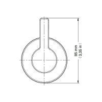 Acabamento Para Registro Docol Chess 665906 Docolbase 1-2", 3-4" E 1" Cromado - 2