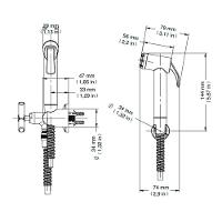 Ducha Higiênica Docol Primor 673206 Com Registro Branca - 4