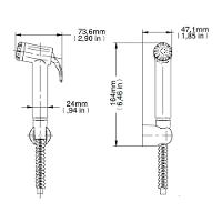 Ducha Higiênica Docol Gali 800806 Com Registro Branca - 2